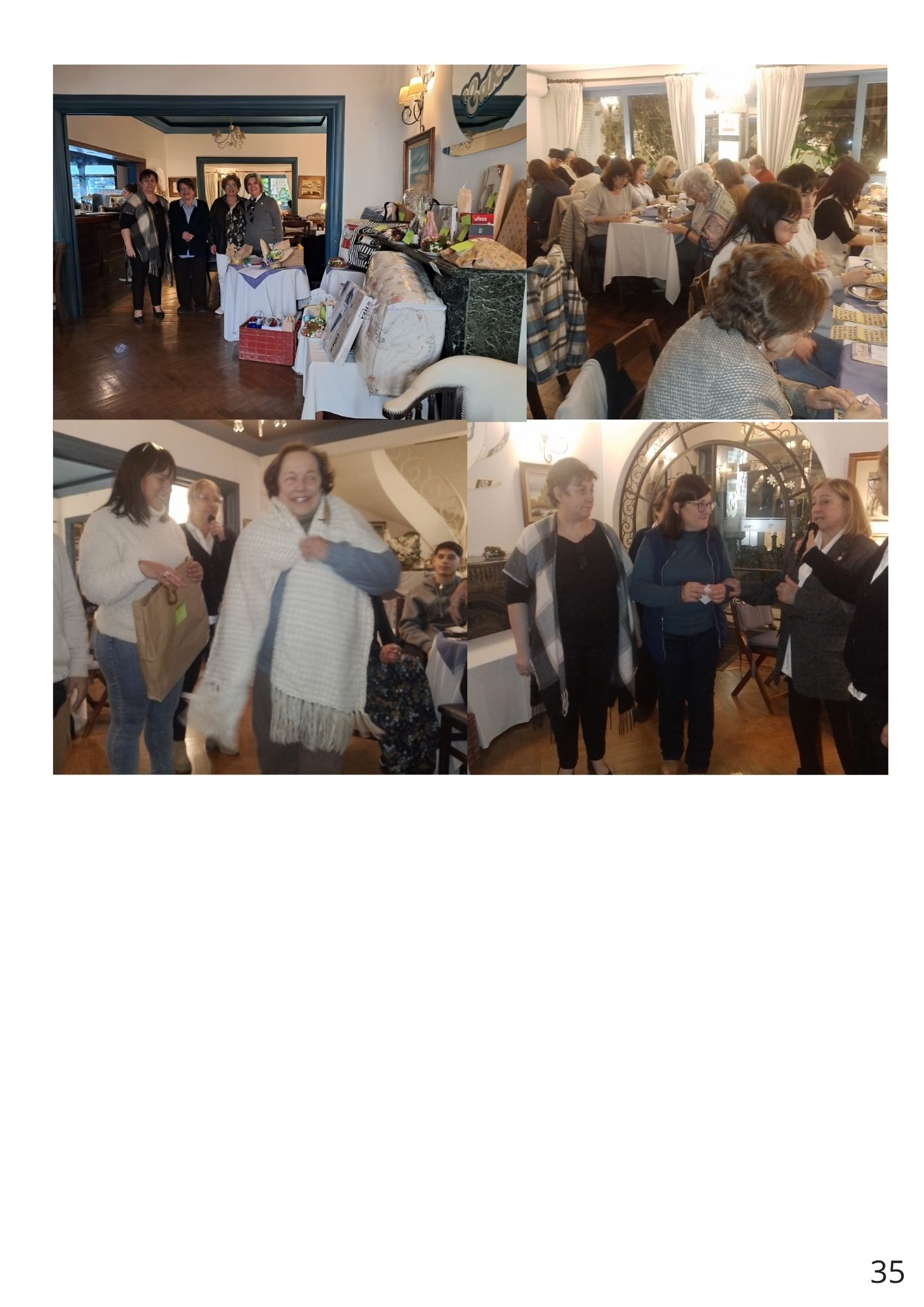 Bingo para las obras del club en bien de la comunidad